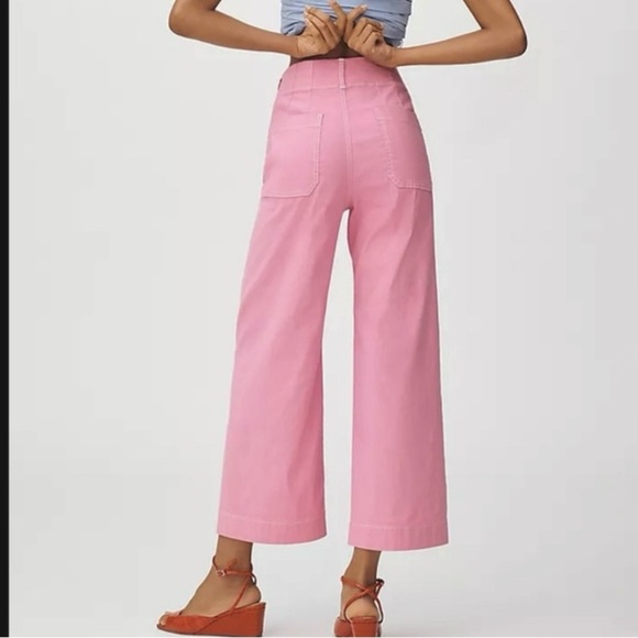 NWT! Anthropologie Colette Cropped Wide-Leg Pants by Maeve - Size 18W 🟥 - Picture 3 of 5